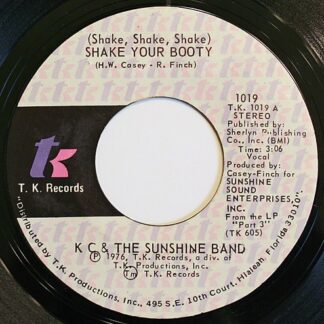 KC And The Sunshine Band – (Shake, Shake, Shake) Shake Your Booty/Boogie Shoes (7" Vinyl)