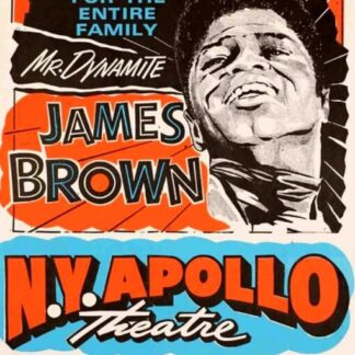 James Brown | NY Apollo 1 | Vintage Concert (Poster)