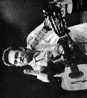 Johnny Cash | Finger B/W (Poster)