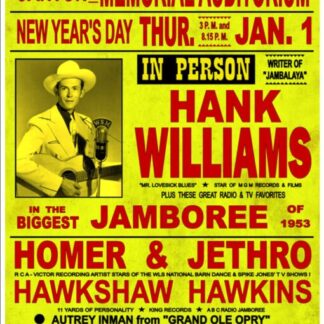 Hank Williams | Biggest Jamboree Of 1953 (Poster)