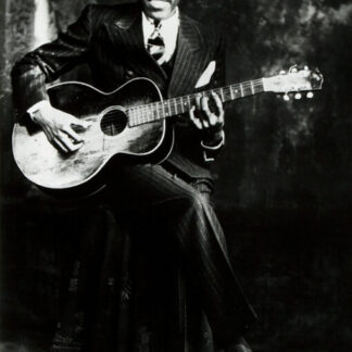 Robert Johnson | Guitar B/W (Poster)