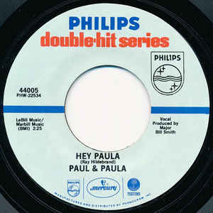 Paul & Paula ‎– Hey Paula / Something Old, Something New