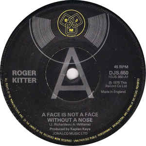 Roger Kitter ‎– A Face Is Not A Face Without A Nose
