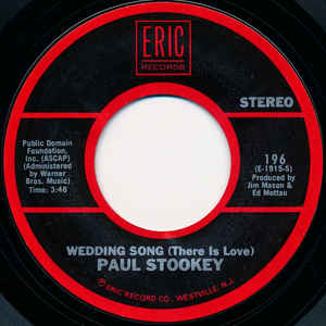 Paul Stookey* ‎– Wedding Song (There Is Love) / Sebastian
