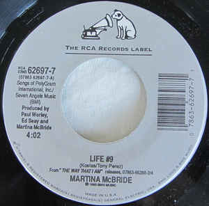 Martina McBride ‎– Life #9 / Ashes