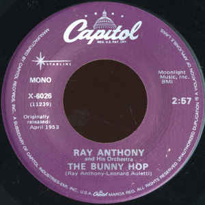 Ray Anthony And His Orchestra ‎– The Bunny Hop (7" Vinyl)