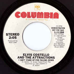 Elvis Costello And The Attractions ‎– I Can't Stand Up For Falling Down