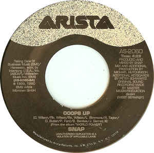 Snap! ‎– Ooops Up (7")