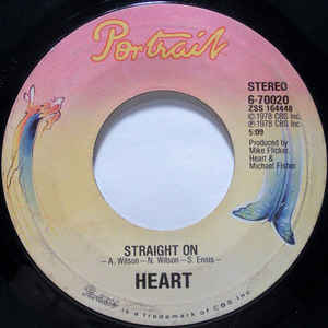 Heart ‎– Straight On (7")