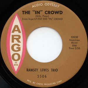 Ramsey Lewis Trio ‎– The "In" Crowd