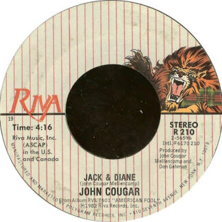 John Cougar (Mellencamp) – Jack & Diane/Can You Take It (7" Vinyl)