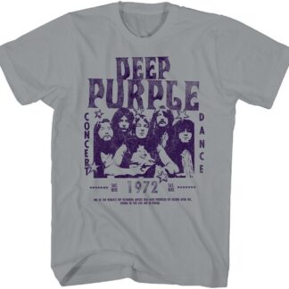 Deep Purple - Concert Dance 1972 (Gray, Adult Shirt)