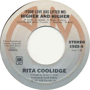 Rita Coolidge ‎– (Your Love Has Lifted Me) Higher And Higher