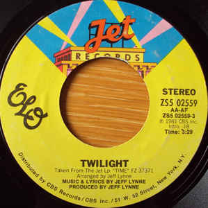 ELO ‎– Twilight / Julie Don't Live Here