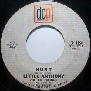 Little Anthony And The Imperials ‎– Hurt / Never Again