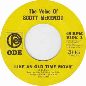 Scott McKenzie ‎– Like An Old Time Movie