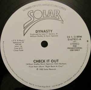 Dynasty ‎– Check It Out