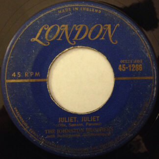 Johnston Brothers, The – Juliet, Juliet / The Fishermaid Of Bodensee (7" Vinyl)