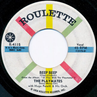 Playmates, The With Hugo Peretti & His Orch. – Beep Beep / Your Love (7" Vinyl)