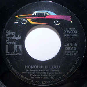 Jan & Dean ‎– Honolulu Lulu / Sidewalk Surfin' (7" Vinyl)