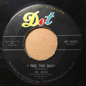 Jim Lowe ‎– I Feel The Beat