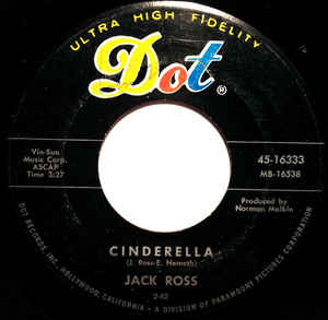 Jack Ross ‎– Cinderella