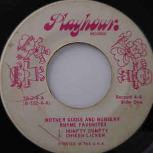 Unknown Artist ‎– Mother Goose And Nursery Rhyme Favorites: Record 4