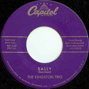 Kingston Trio, The ‎– Sally / Raspberries, Strawberries
