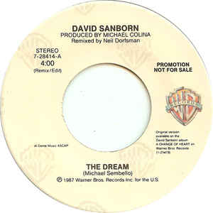 David Sanborn ‎– The Dream