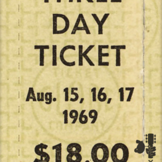 Woodstock - Ticket (Magnet)