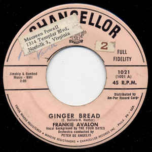 Frankie Avalon ‎– Ginger Bread
