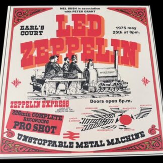 Led Zeppelin – Unstoppable Metal Machine - Earl's Court May 25th, 1975 (Colored Vinyl, Confetti Splatter; Box Set, Limited Edition)