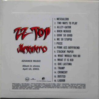 ZZ Top – Mescalero (CD Promo)