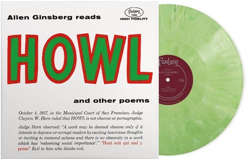 Allen Ginsberg - Howl And Other Poems [Explicit Content] (Parental Advisory Explicit Lyrics, Colored Vinyl, Green, Eco Vinyl)