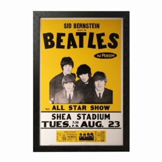 Beatles, The - Shea Stadium Concert (Poster, 11x17 Framed Gel Coat)