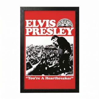 Sun Records - Elvis: Heartbreaker (Poster, 11x17 Framed Gel Coat)
