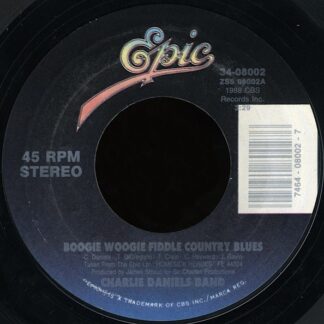 Charlie Daniels Band, The ‎– Boogie Woogie Fiddle Country Blues (7")