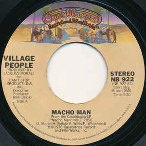 Village People ‎– Macho Man/Key West (7" Vinyl)