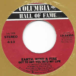 Earth, Wind & Fire – Got To Get You Into My Life / On Your Face (7")