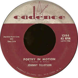 Johnny Tillotson – Poetry In Motion / Princess, Princess (7")