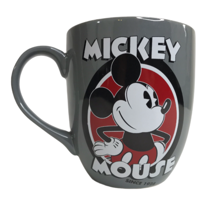 Mickey Mouse - 25 Oz Coffee Cup Grey Jumbo Ceramic Mug Disney Since 1928