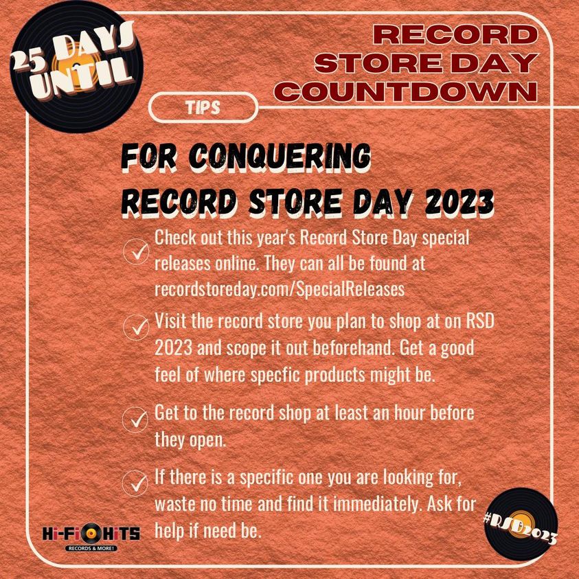Record Store Day Countdown | 25 Days Left