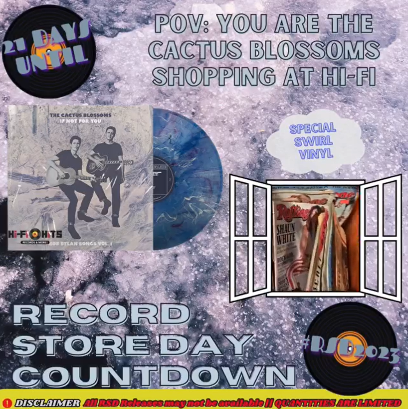 Record Store Day Countdown | 21 Days Left