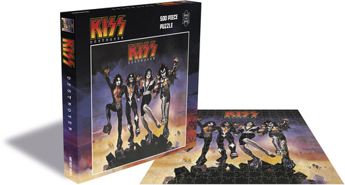 Destroyer 500 Teile Puzzle | Offiziell Lizenziert | Fertiggröße 39x39 Cm | Für Rockfans & Sammler