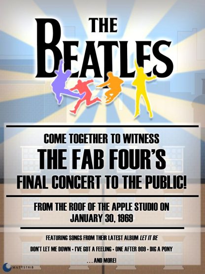 Beatles, The | ROOFTOP CONCERT 1969 (Poster)