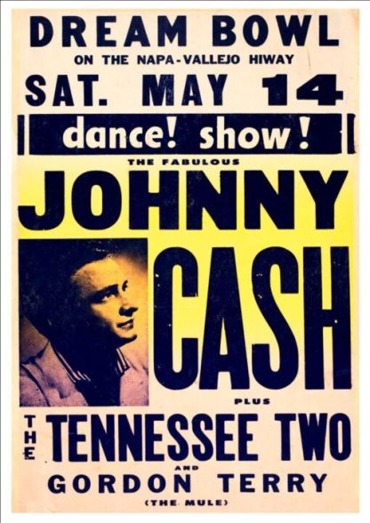 Johnny Cash | At Dream Bowl (Poster)
