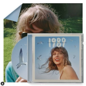 Preorder Taylor’s 1989 Deluxe Edition on Light Blue Vinyl or CD w/bonus tracks now