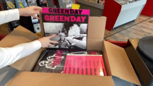Unboxing!!! Sneak peak into the @greenday merch we got for tomorrow🤩
