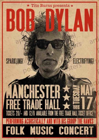 Bob Dylan | Manchester (Poster)