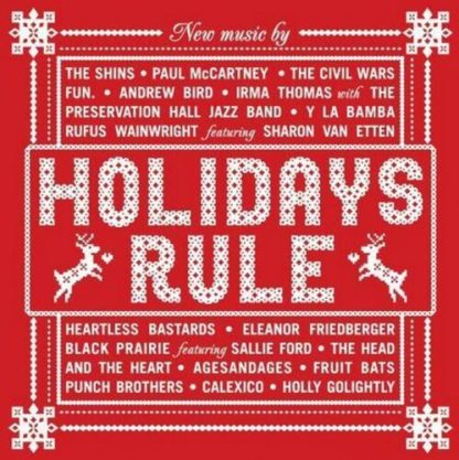 Various Artists - Holidays Rule (Clear Vinyl, Red, Gatefold LP Jacket)